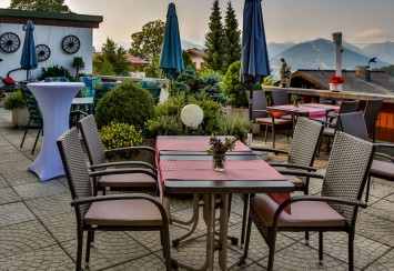 Terrasse im 3-Sterne Hotel Residence