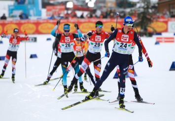 Skifahren am Fuße des Dachsteins